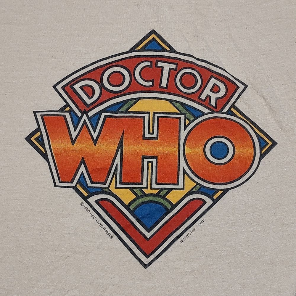 Vintage 1980 BBC Dr Who T Shirt
